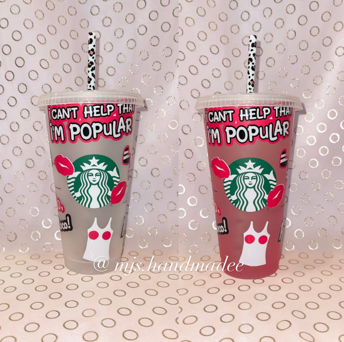 Mean Girls Inspired Cold Cup – MJ's Handmade