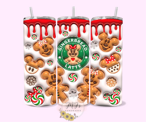 Gingerbread Latte 3D 20oz Tumbler