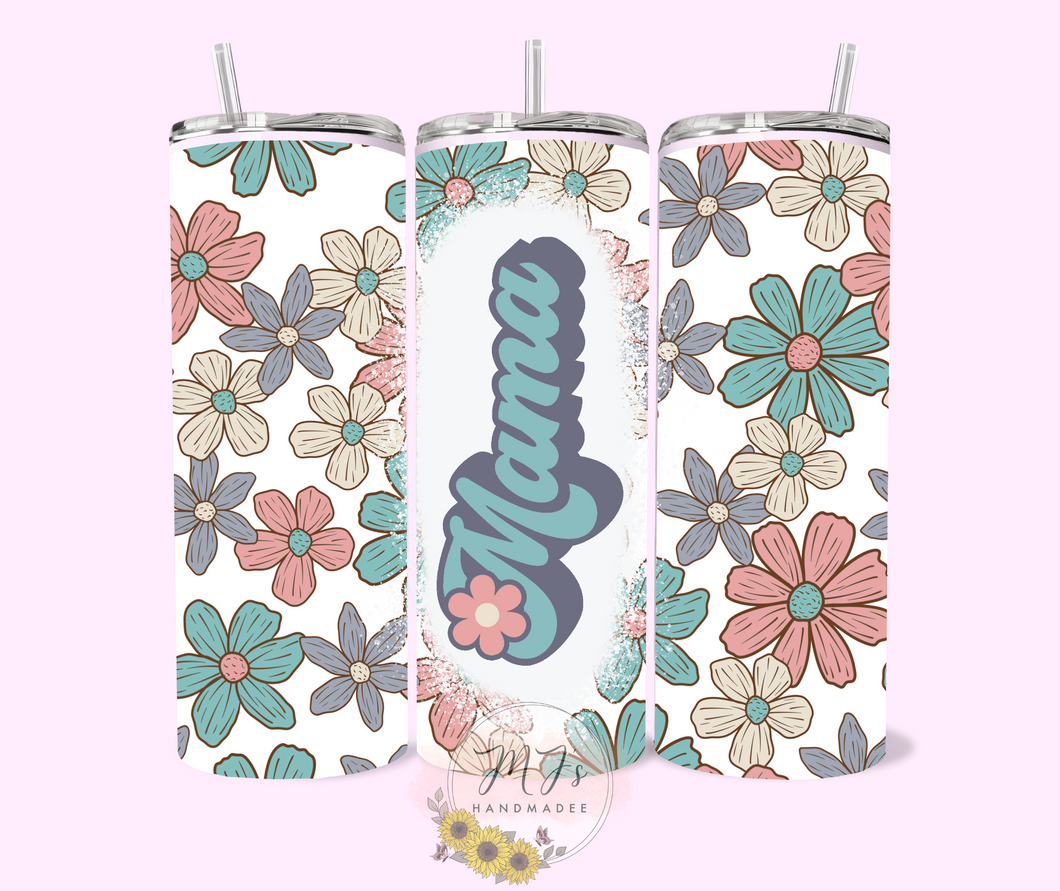 Mama Floral 20oz Tumbler