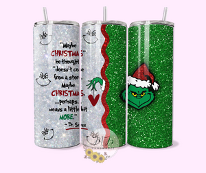Means a Little More - Grinch 20oz Tumbler