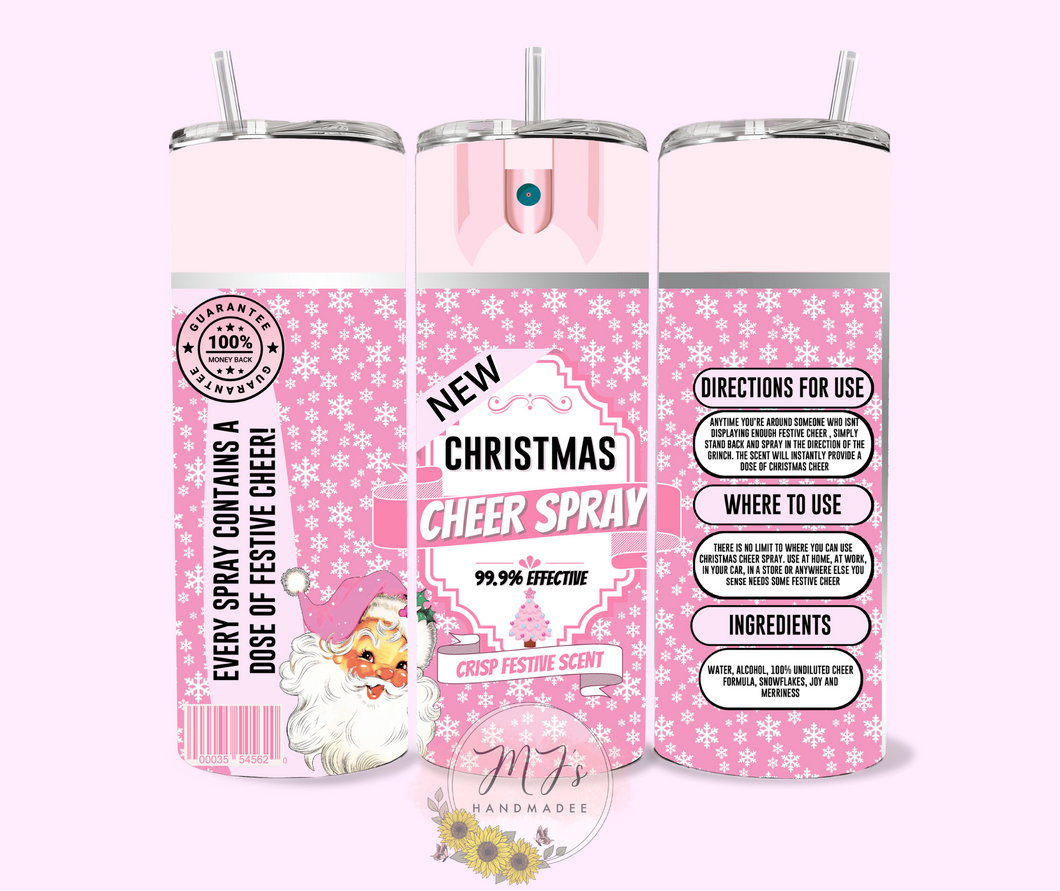 Christmas Cheer Spray 20oz Tumbler