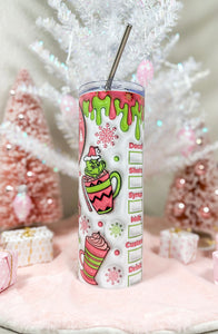 Bougie Grinchmas Coffee 3D 20oz Tumbler