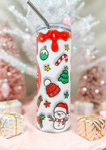 Load image into Gallery viewer, Christmas Vibes Coffee 3D 20oz Tumbler

