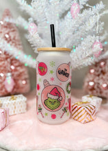 Load image into Gallery viewer, Grinch Ornaments Glass Cup
