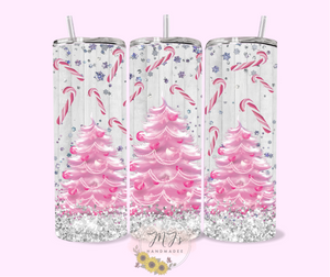 Pink Christmas 20oz Tumbler