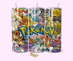 Pokemon 3D 20oz Tumbler