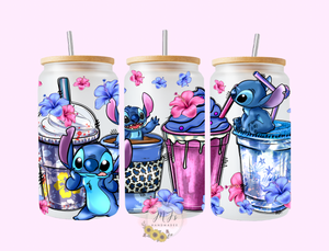 Ohana Frappe 16oz Glass Cup