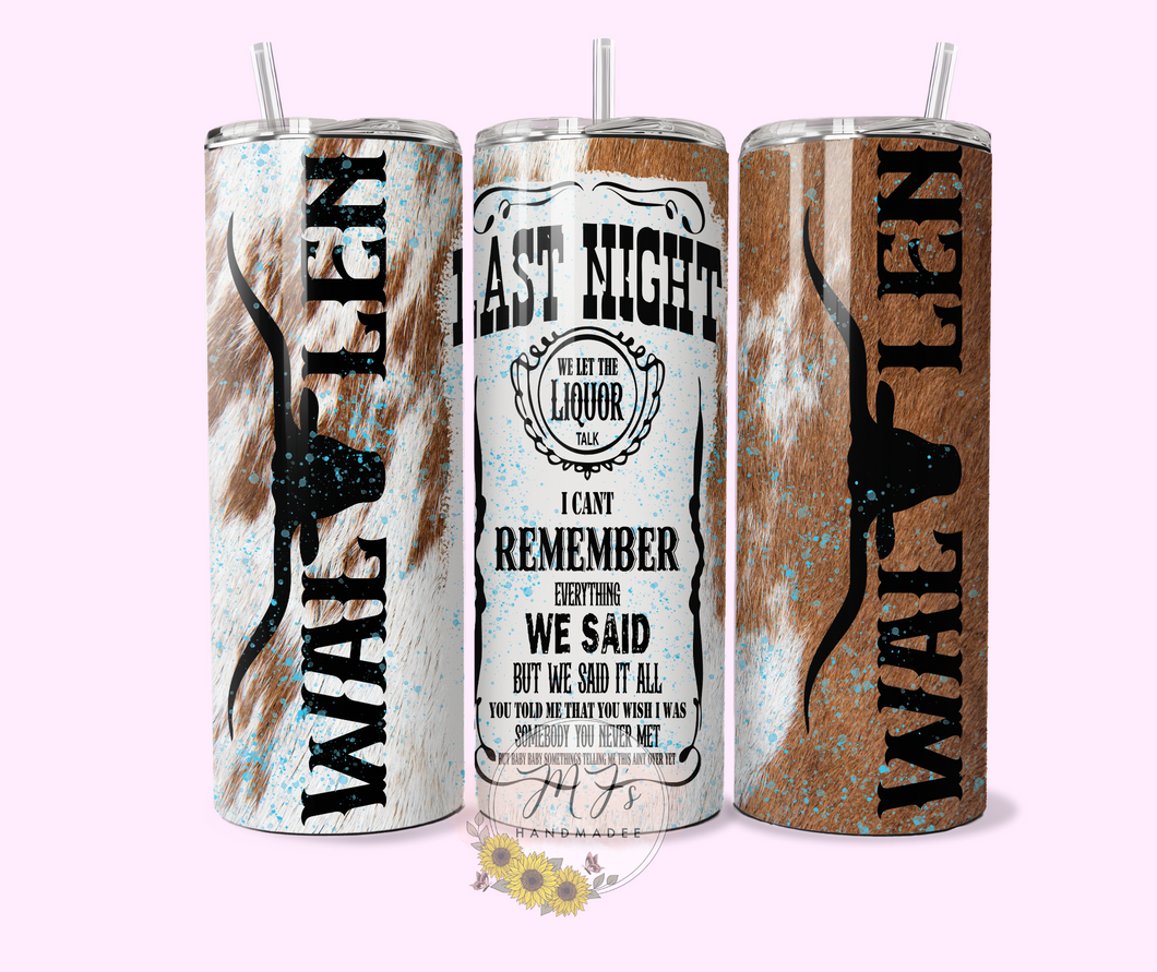 Wallen 20oz Tumbler