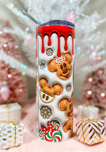 Load image into Gallery viewer, Gingerbread Latte 3D 20oz Tumbler
