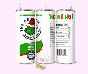The Grinch Hard Seltzer 20oz Tumbler