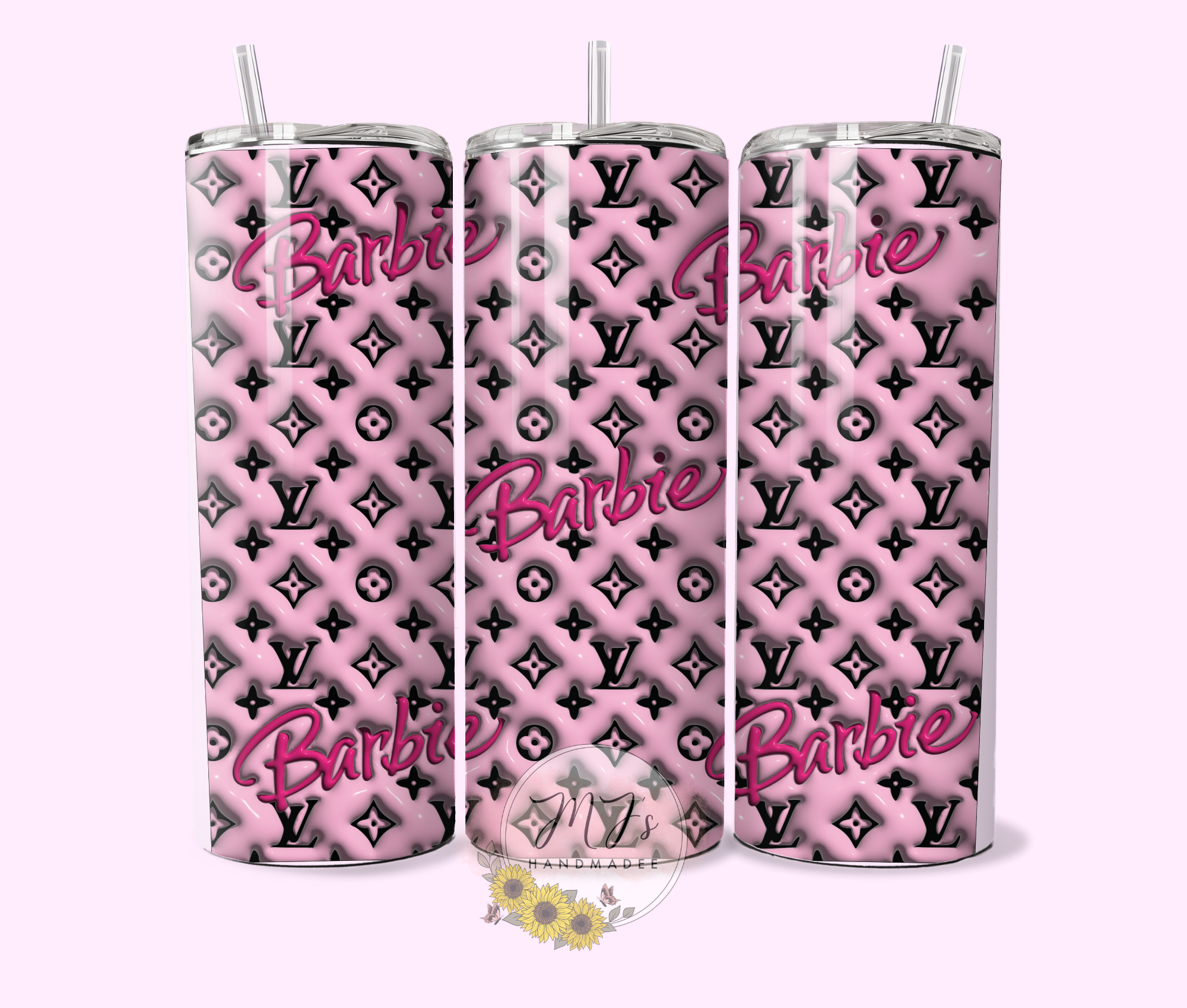 LV Barbie tumbler – Your Mom Designs