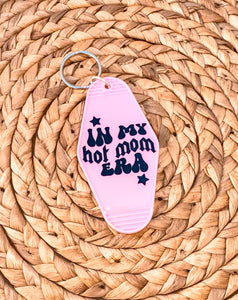 Hot Mom Era Motel Keychain