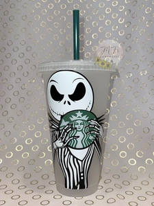 Jack Skellington Starbucks Cold Cup