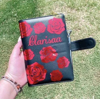 Red Chrome Roses Budget Planner