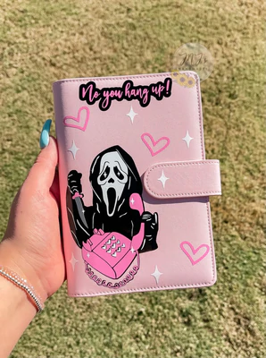 Ghost Face Pink Budget Planner