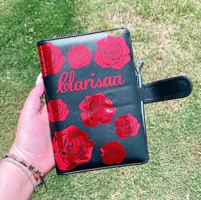 Red Chrome Roses Budget Planner