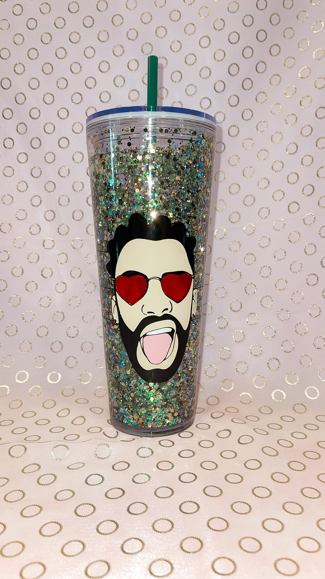 Bad Bunny Venti Snowglobe Tumbler
