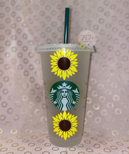 Load image into Gallery viewer, Sunflower Cold Cup
