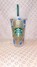 Load image into Gallery viewer, Blue Evil Eye Cold Cup
