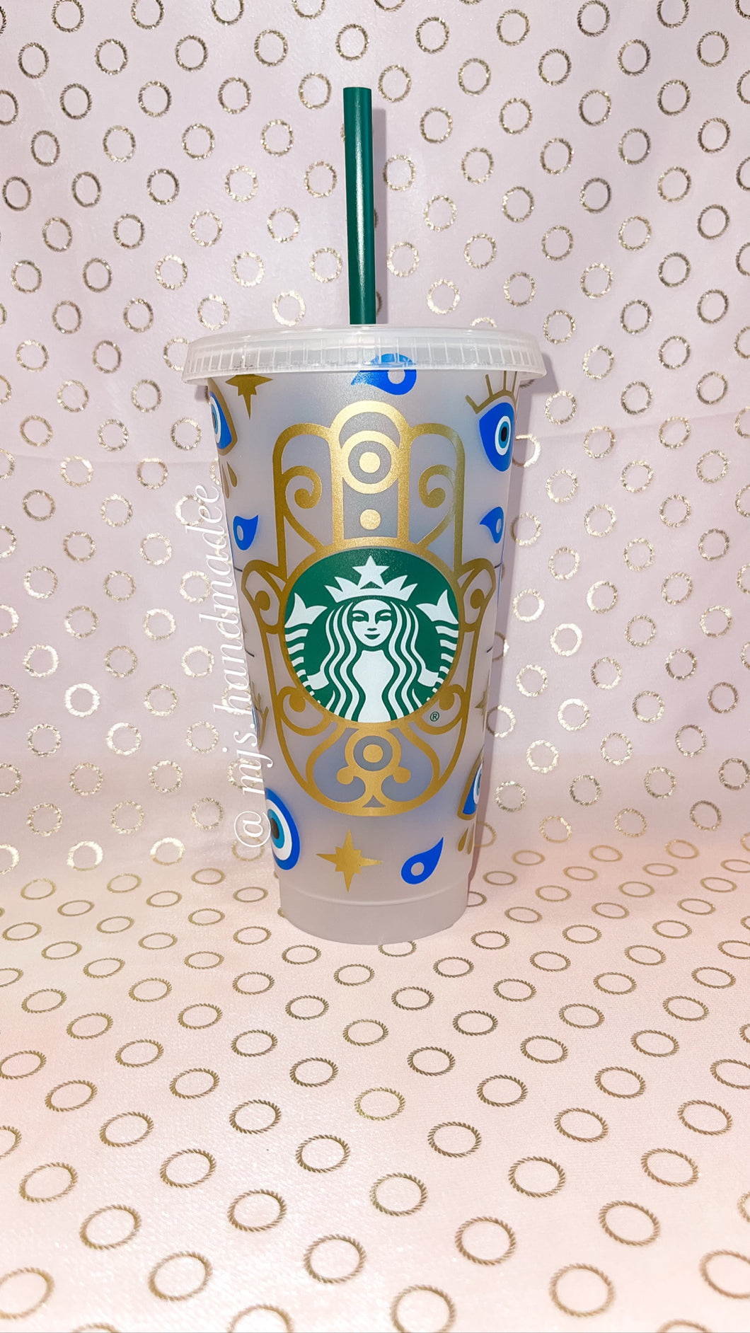 Blue Evil Eye Cold Cup