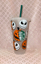 Load image into Gallery viewer, Jack-O-Pumpkin Cold Cup
