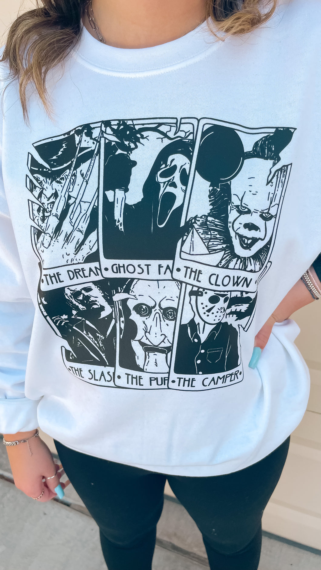 Tarot Slasher Cards Crewneck