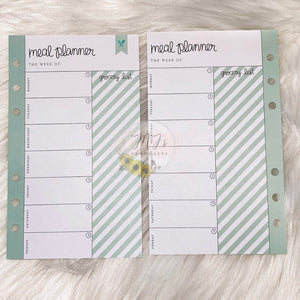 Meal Planner Inserts