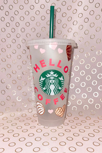 Hello Coffee Cold Cup *RTS*