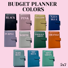 Load image into Gallery viewer, CUSTOM COLORS Designer Inspired Budget Planner
